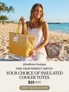 🙂CHOICE OF COOLER TOTES